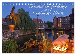 Hansestadt Lüneburg und Lüneburger Heide (Tischkalender 2024 DIN A5 quer), CALVENDO Monatskalender von Kuttig,  Siegfried