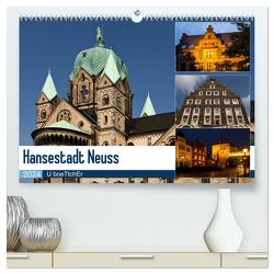 Hansestadt Neuss (hochwertiger Premium Wandkalender 2024 DIN A2 quer), Kunstdruck in Hochglanz von boeTtchEr,  U