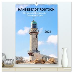 Hansestadt Rostock – Sehenswürdigkeiten der Ostseemetropole (hochwertiger Premium Wandkalender 2024 DIN A2 hoch), Kunstdruck in Hochglanz von / pixs:sell@Adobe Stock,  pixs:sell@fotolia