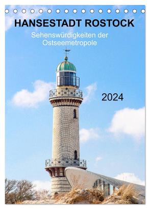 Hansestadt Rostock – Sehenswürdigkeiten der Ostseemetropole (Tischkalender 2024 DIN A5 hoch), CALVENDO Monatskalender von / pixs:sell@Adobe Stock,  pixs:sell@fotolia