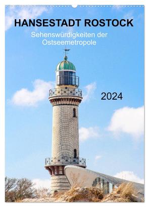 Hansestadt Rostock – Sehenswürdigkeiten der Ostseemetropole (Wandkalender 2024 DIN A2 hoch), CALVENDO Monatskalender von / pixs:sell@Adobe Stock,  pixs:sell@fotolia