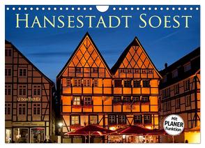 Hansestadt Soest (Wandkalender 2024 DIN A4 quer), CALVENDO Monatskalender von boeTtchEr,  U