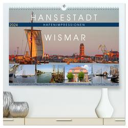 Hansestadt Wismar – Hafenimpressionen (hochwertiger Premium Wandkalender 2024 DIN A2 quer), Kunstdruck in Hochglanz von Felix,  Holger
