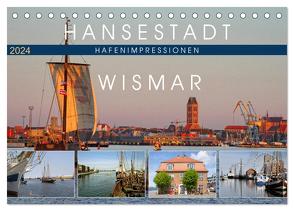 Hansestadt Wismar – Hafenimpressionen (Tischkalender 2024 DIN A5 quer), CALVENDO Monatskalender von Felix,  Holger