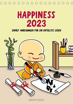Happiness 2023 (Tischkalender 2023 DIN A5 hoch) von Moestl,  Bernhard, Nemeth,  Irene