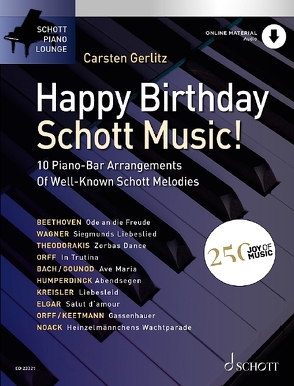 Happy Birthday, Schott Music! von Gerlitz,  Carsten