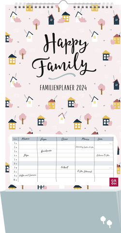 Happy Family – Familienplaner 2024 von Groh Verlag