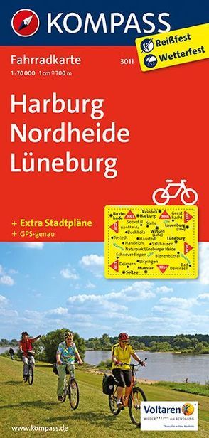 KOMPASS Fahrradkarte Harburg – Nordheide – Lüneburg von KOMPASS-Karten GmbH