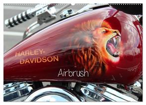 Harley Davidson – Airbrush (Wandkalender 2024 DIN A2 quer), CALVENDO Monatskalender von Brix - Studio Brix,  Matthias