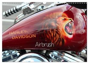 Harley Davidson – Airbrush (Wandkalender 2024 DIN A3 quer), CALVENDO Monatskalender von Brix - Studio Brix,  Matthias