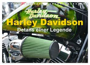 Harley Davidson – Details einer Legende (Wandkalender 2024 DIN A4 quer), CALVENDO Monatskalender von Bartruff,  Thomas