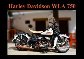 Harley Davidson WLA 750 (Posterbuch DIN A2 quer) von Laue,  Ingo