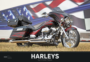 Harleys 2020 – Bildkalender quer (50 x 34) – Technikkalender – Fahrzeuge – Motorrad-Kalender – Wandkalender von ALPHA EDITION, Popkes,  Christian