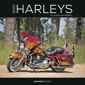 Harleys 2020 – Broschürenkalender (30 x 60 geöffnet) – Wandkalender – Motorradkalender – Fahrzeuge – Wandplaner von ALPHA EDITION, Popkes,  Christian