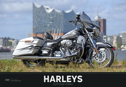 Harleys 2021 – Bild-Kalender 49,5×34 cm – Technik-Kalender – Fahrzeuge – Motorrad-Kalender – Wand-Kalender – Alpha Edition