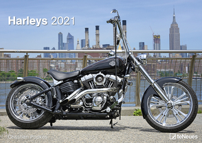 Harleys 2021 – Wand-Kalender – 42×29,7 – Motorrad von Popkes,  Christian