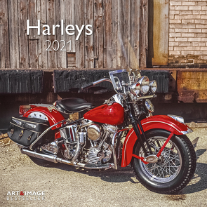 Harleys 2021 – Wand-Kalender – Broschüren-Kalender – A&I – 30×30 – 30×60 geöffnet