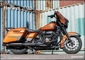 Harleys 2023 – Wand-Kalender – 42×29,7 – Motorrad von Popkes,  Christian