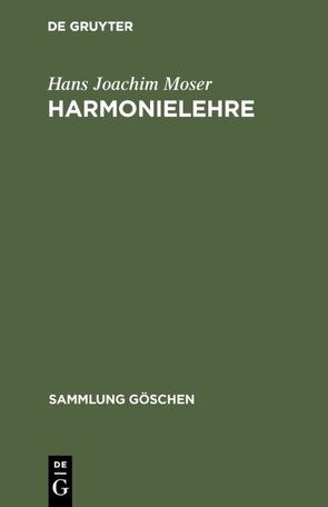 Harmonielehre von Moser,  Hans Joachim