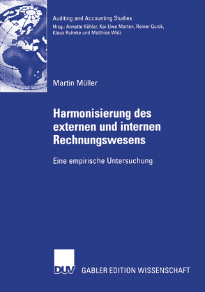 Harmonisierung des externen und internen Rechnungswesens von Marten,  Prof. Dr. Kai-Uwe, Müller,  Martin