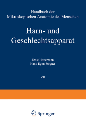 Harn- und Geschlechtsapparat von Horstmann,  Ernst, Stegner,  Hans-Egon
