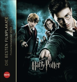 Harry Potter Filmplakate Postkartenkalender 2024