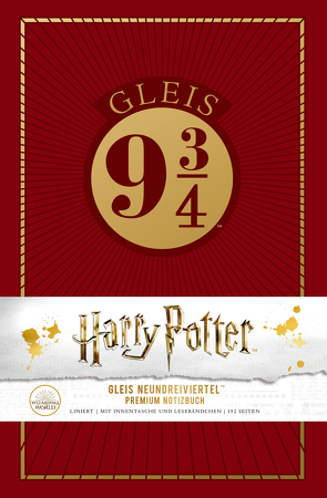 Harry Potter: Gleis 9 ¾ Premium-Notizbuch von Wizarding World