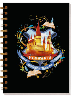 Harry Potter: Notizbuch Hogwarts mit Spiralbindung und Register von Panini