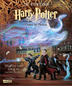 Harry Potter und der Orden des Phönix (Schmuckausgabe Harry Potter 5) von Fritz,  Klaus, Kay,  Jim, Packer,  Neil, Rowling,  J. K.