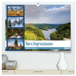 Harz Impressionen (hochwertiger Premium Wandkalender 2024 DIN A2 quer), Kunstdruck in Hochglanz von Gierok / Magic Artist Design,  Steffen