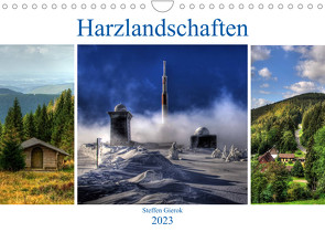 Harz Landschaften (Wandkalender 2023 DIN A4 quer) von Gierok,  Steffen