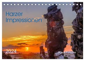 Harzer Impressionen (Tischkalender 2024 DIN A5 quer), CALVENDO Monatskalender von Fritsche,  Klaus