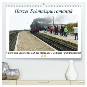 Harzer Schmalspurromantik (hochwertiger Premium Wandkalender 2024 DIN A2 quer), Kunstdruck in Hochglanz von Pfetzing,  Markus