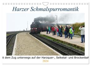 Harzer Schmalspurromantik (Wandkalender 2024 DIN A4 quer), CALVENDO Monatskalender von Pfetzing,  Markus