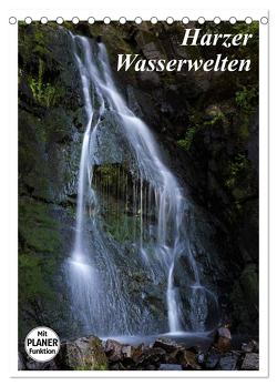 Harzer Wasserwelten (Tischkalender 2024 DIN A5 hoch), CALVENDO Monatskalender von Levi,  Andreas