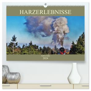 Harzerlebnisse (hochwertiger Premium Wandkalender 2024 DIN A2 quer), Kunstdruck in Hochglanz von Janke,  Andrea