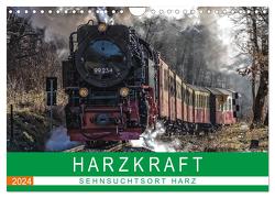 HARZKRAFT – SEHNSUCHTSORT HARZ (Wandkalender 2024 DIN A4 quer), CALVENDO Monatskalender von Felix,  Holger