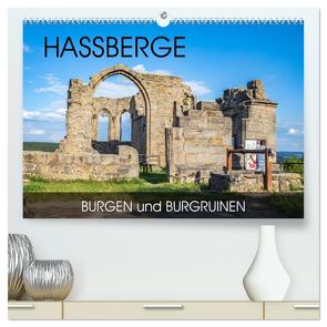 Haßberge – Burgen und Burgruinen (hochwertiger Premium Wandkalender 2024 DIN A2 quer), Kunstdruck in Hochglanz von Thoermer,  Val