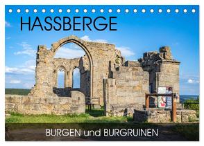Haßberge – Burgen und Burgruinen (Tischkalender 2024 DIN A5 quer), CALVENDO Monatskalender von Thoermer,  Val