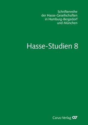 Hasse-Studien / Hasse-Studien 8 von Hochstein,  Wolfgang, Wiesend,  Reinhard