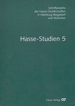 Hasse-Studien / Hasse-Studien 5 von Hochstein,  Wolfgang, Wiesend,  Reinhard