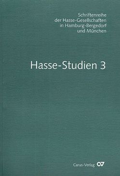 Hasse-Studien / Hasse-Studien 3 von Hochstein,  Wolfgang, Wiesend,  Reinhard