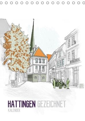 HATTINGEN GEZEICHNET (Tischkalender 2018 DIN A5 hoch) von N.,  N.