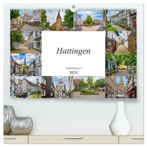 Hattingen Impressionen (hochwertiger Premium Wandkalender 2024 DIN A2 quer), Kunstdruck in Hochglanz von Meutzner,  Dirk
