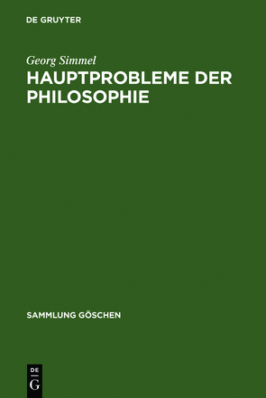 Hauptprobleme der Philosophie von Simmel,  Georg