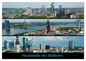Hauptstädte des Baltikums (Tischkalender 2024 DIN A5 quer), CALVENDO Monatskalender von Scholz,  Frauke