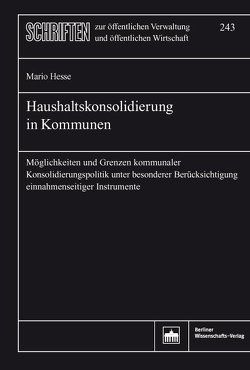 Haushaltskonsolidierung in Kommunen von Hesse,  Mario