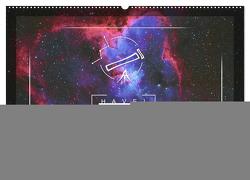 Havel-Sternwarte Weltallkalender (Wandkalender 2024 DIN A2 quer), CALVENDO Monatskalender von Schediwy,  David