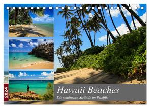 Hawaii Beaches – Die schönsten Strände im Pazifik (Tischkalender 2024 DIN A5 quer), CALVENDO Monatskalender von Krauss - www.lavaflow.de,  Florian