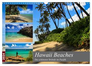 Hawaii Beaches – Die schönsten Strände im Pazifik (Wandkalender 2024 DIN A3 quer), CALVENDO Monatskalender von Krauss - www.lavaflow.de,  Florian